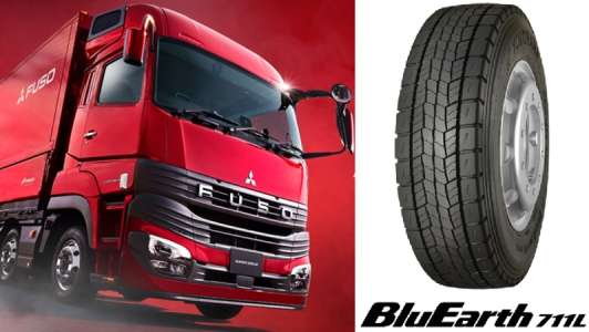 Грузовики Mitsubishi Fuso Super Great укомплектовали резиной Yokohama Bluearth 711L