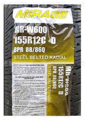 Mirage MR-W600 155/80 R12C 88/86Q